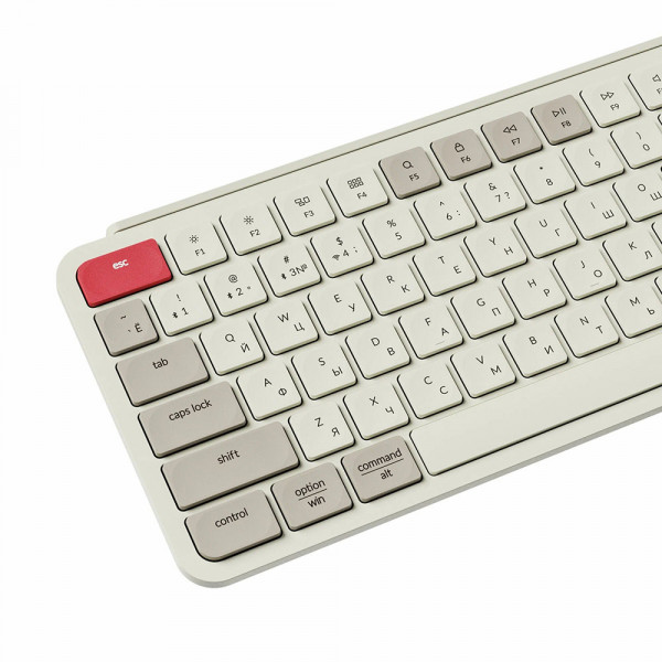 Keychron B6 Pro Ultra-Slim Wireless Retro Red